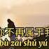 Ni Bu Zai Shu Yu Wo 你不再属于我 Terjemahan Indo Pinyih