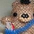 Мастер класс Мишка почтальон 1часть Амигуруми Crochet Beads Tutorial Handmade Amigurumi