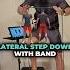 EMS Fitness Lateral Step Down With Band