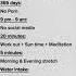 365 Days Challenge Selfimprovement Motivation 2025