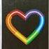 Satisfying Heart With Neon Light Shorts Craft Art Drawing Crafts Satisfying