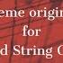 Wieniawski Theme Original Varié Op 15 For Violin And String Orchestra