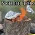 How To Make A Swedish Torch Fire While Camping Camping Swedishtorch Campfire Bushcraft