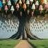 The Big Pigeon Plants An Ice Cream Tree In The Summer Ai Pigeon Shorts