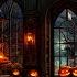 Haunted Luxurious Mansion Halloween Ambience Rain And Thunderstorm Sounds Crackling Fireplace