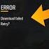 Free Fire Max Error Download Failed Retry Error Download Failed Retry Problem Solve 2025