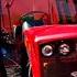 Gomselmash AC Combine And Belarus Tractor