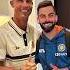 Virat Kohli And Ronaldo Amazing Collab Viratkohli Cristianoronaldo Amazing Edit