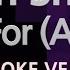 Sam Smith To Die For Acoustic MR Instrumental Karaoke Version