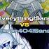 EVERYTHING VS ERROR404 Undertale Sans Godverse Error404 Everything