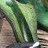The Transformation Of The Green Cut Oxford The Coloring Process Shoes Leathershoes Fashion H