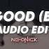 I M Good Blue David Guetta Ft Bebe Rexha Edit Audio