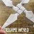 HOW TO MAKE NINJA STAR ORIGAMI SHURIKEN TUTORIAL PAPER NINJA WEAPON STAR CRAFTING INSTRUCTIONS ART
