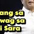 Senado Matapang Sa Kamara Pero Duwag Sa Impeachment Ni Sara Duterte
