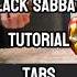 Iron Man Black Sabbath Tabs Tutorial For Beginners Guitar Tutorial Metal Tabs