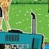 Giraffe Farm Tractor Transport Food And Take Care Of Giraffes Vehicles Farm Animated