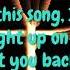 Singing Melody Want You Back Lyrics