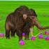 Mammoth Elephant Gorilla Lion Hippo Guess Broke Color Wall Challenge Animals Cage Game Short