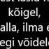 Epiloog Lasen Sul Minna