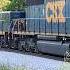 FRA Safety Train 5 Locomotive Train With Slug Engine Radar Speed Checks 2 Mile Long CSX Train