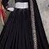 Black Velvet Fabric Stylish Lehenga Look Royal Trendy Outfit Ideas Ambika D26 Ambikad26