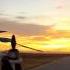 F450 Replica Quad Late Evening Flying With Strobe Lights
