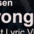 Ina Wroldsen Strongest Lyrics Alan Walker Remix Best Lyric Video