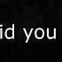 Stretch Why Did You Do It Lyrics Video