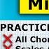 Avoid Long Practice Plans This Is What You Should Focus On