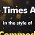 The Commodores Three Times A Lady Karaoke Version From Zoom Karaoke