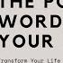 The Power Of Words In Your Life