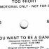 Too Short So You Want To Be A Gangster Official Instrumental