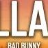 Bad Bunny Callaita LETRA LYRICS