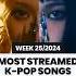 MOST STREAMED K POP SONGS THIS WEEK 25 2024 Music Kpop Bts