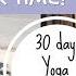 STARTING A 30 DAY YOGA CHALLENGE Herbivore Beauty
