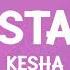 Kesha Backstabber Lyrics