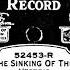 The Sinking Of The Vestris Take B Frank Luther And His Pards 1929