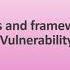 Lecture 8 Vulnerability Assessment Section III Models And Frameworks Of Vulnerability
