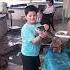 Holding Catla Fish For Breeding