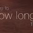 Tove Lo How Long From Euphoria An HBO Original Series Acapella
