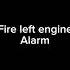 Fire Left Engine Alarm