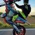 Summer Vibes Motorcycle Wheelie Stunts Supermoto Moto Stuntriding