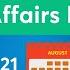 Most Important Current Affairs MCQs Of August 2021 By Aman Sharma