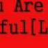Escape The Fate You Are So Beautiful Lyrics