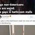 Bathroom Stall Gaps Need To Be BANNED Fyp Interestingfacts America Bathroom Americanculture