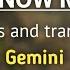 Know Me Gemini Lirik