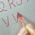 Writing Letters Q To Z In 3d Shadow Lettering With Glass Dip Pen Alphabets Lettering Shortsfeed