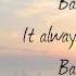John Mayer Back To You With Lyrics