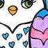 How To Draw A Polar Owl Sticker Simple Drawings For Diary Postcards