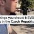 Things NOT To Say In The Czech Republic Shorts